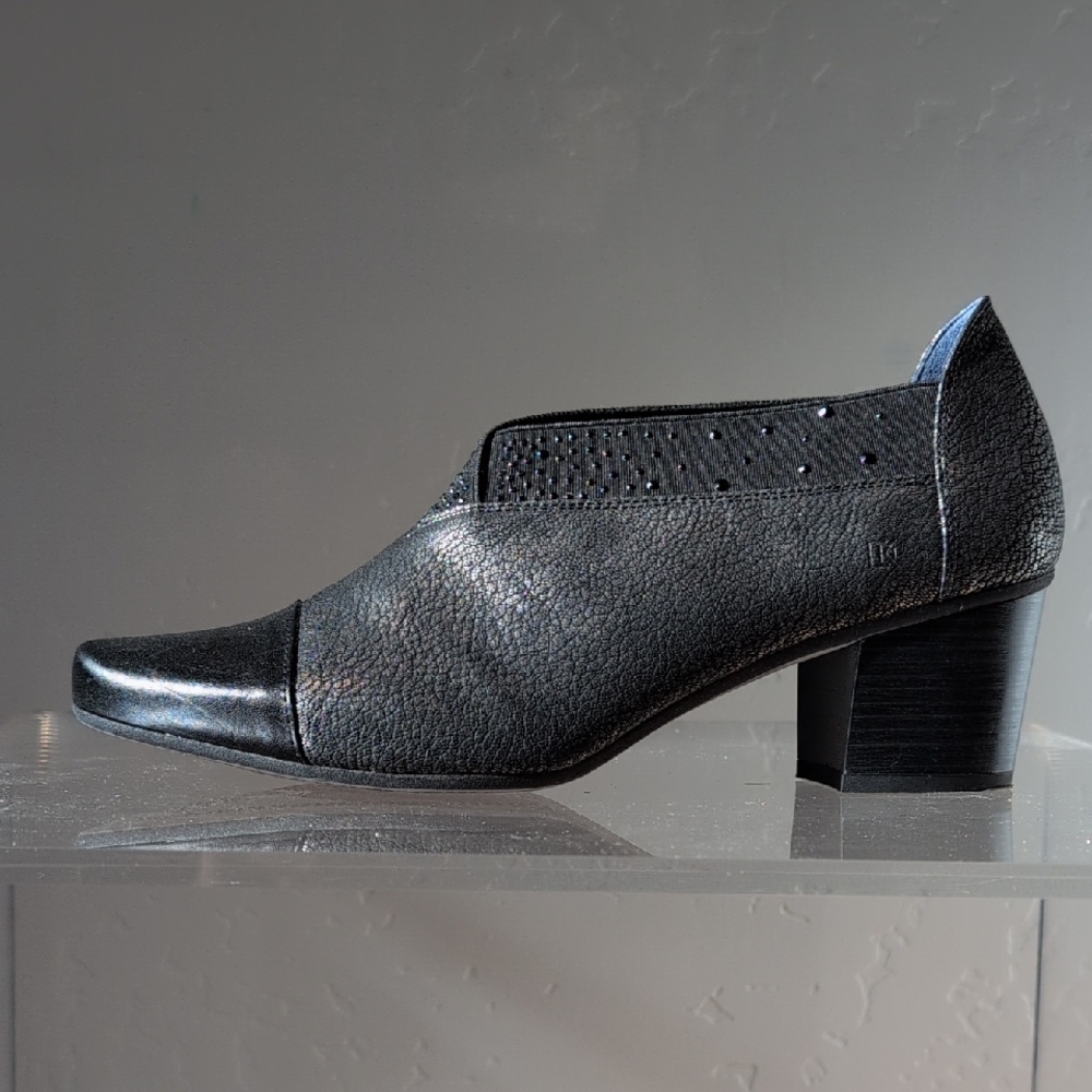 Edgy Black Women's Heels